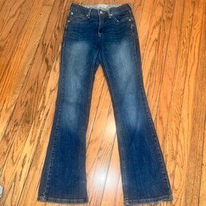 Ariat Real Denim Blue Jeans: 28R x 31.5” Boot Cut